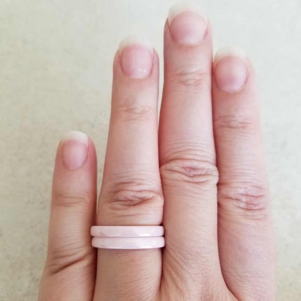 Pink Ceramic Ring - Picture 7 of 8
